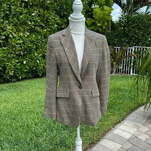 RAG & BONE TWEED WOOL BLAZER BY TWEED ESTATES ENGLAND SIZE 2